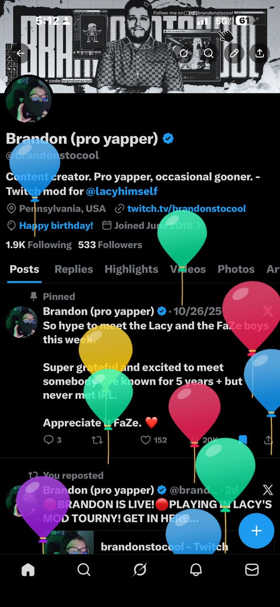 Brandon (pro yapper) tweet media