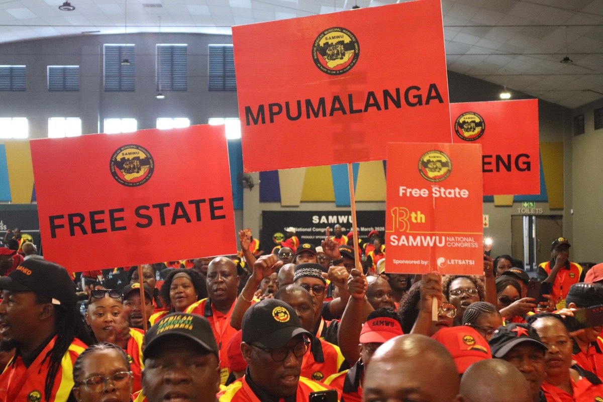 _cosatu's tweet image. #COSATU wishes #SAMWU 13th National Congress successful deliberations as the worker's parliament commences this week in Mbombela #WorkerControl #ClassStruggle
@MorningLiveSABC @MDNnewss @Newzroom405 @eNCA @SABCNews @Ikwekwezi_FM
@Phalaphala @ThobelaFMYaka @MoutseFM @CapricornFM