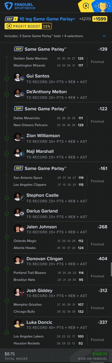 WarrenSilver5's tweet photo. @BrettsTailgate couldn't get GPII so swapped to Melton and added Luka 40+PRA and BOOM!!! Thank You https://t.co/vQc8m2XuMr