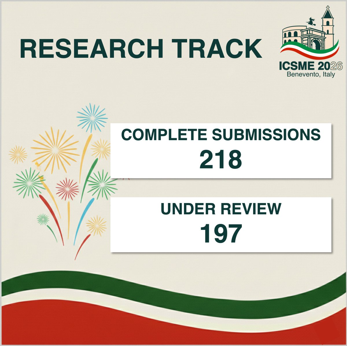 IEEE ICSME 2026 tweet media