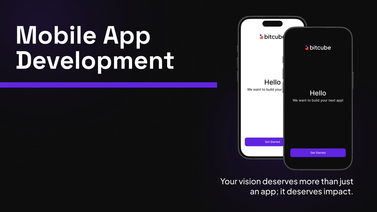 teambitcube's tweet photo. Your vision deserves more than just an app; it deserves impact.📱Big ideas, built for small screens. 
Our mobile developers design and build high-performance, user-first apps that turn your vision into seamless digital experiences.👔
#mobiledevelopment https://t.co/Cgs3HaVcc0