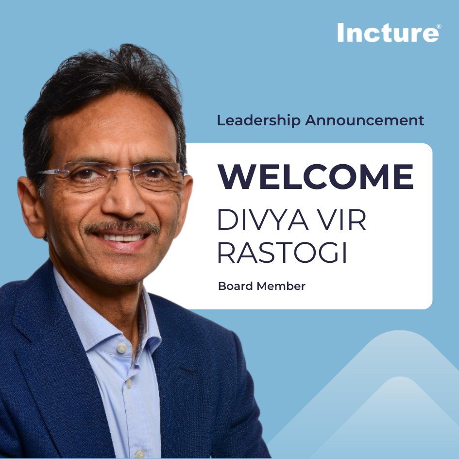 incture's tweet photo. Divya Vir joins Incture as our second Independent Board Member, bringing enterprise and product leadership experience to the Board.

#WelcometoIncture #Incturites #InctureLife https://t.co/ss9Atf2mWx