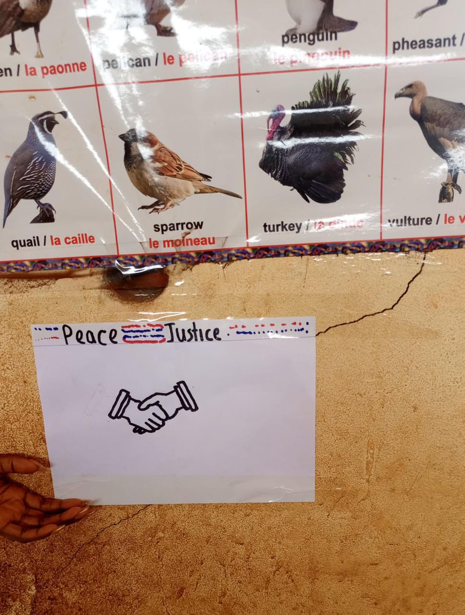 jps_bda's tweet photo. Understanding peace symbols is super important for primary school kids!
 Helps them develop empathy, respect &amp; conflict resolution. We saw this firsthand at Our Lady of Fatima Nursery &amp; Primary School Ntaafi during schl monitorx visit. Buildx a #CultureofPeace 1 school at a time! https://t.co/sjLgt4rVr6