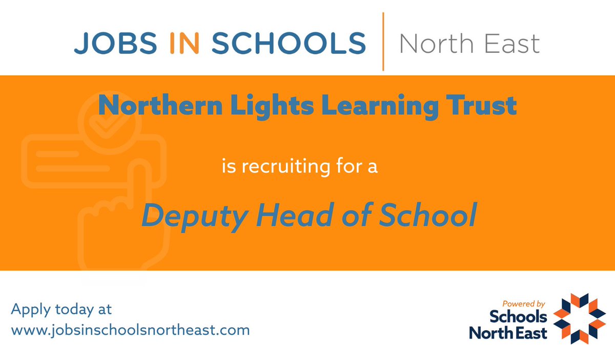 Jobs In Schools | North East tweet media