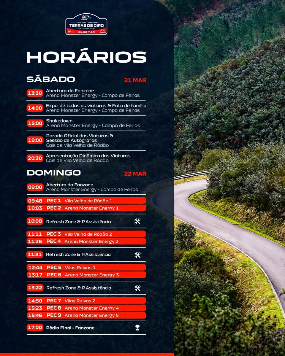 ruisargentokw's tweet photo. #apoio #ruisargentoeventos #ruisargentorealestate
#ruisargentokw 

ON! Semana de Rally

Ronda #1
Vila Portuguesa Rally Series Terras de Oiro 
21 e 22 de março | Piso de Asfalto 

https://t.co/AUMgbzPFwE
RallySeries PortugalRallySeries https://t.co/7mw8mxVDGt