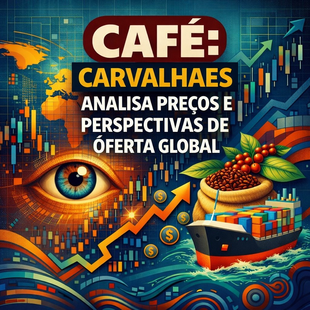 🟥⭕☕⭕🟥   CAFÉ: Carvalhaes analisa preços e perspectivas de oferta global tinyurl.com/2knzt5a7