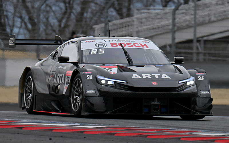 SUPERGT_JP's tweet photo. 【SUPER GT公式サイト更新】

【公式テスト富士・2日目】
テスト最終日は#16 ARTA MUGEN HRC PRELUDE-GTがトップタイム！
GT300は新エンジン搭載のSUBARU BRZ R&amp;D SPORTがトップ

ページはSUPER GT公式ページのニュース>レースから
https://t.co/tM9DHpAucY

#SUPERGT #富士スピードウェイ https://t.co/bPHK8zEdRJ