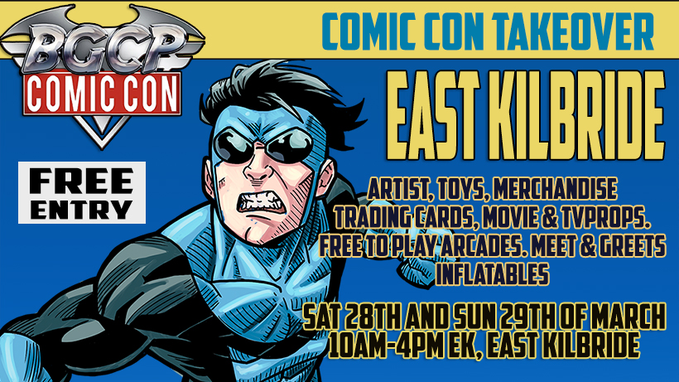 hmvEastKilbride's tweet image. A wee reminder that the #BGCP Comic-Con comes to EK on 28th/29th of March.  See you then.
#hmvEastKilbride
#hmvForTheFans