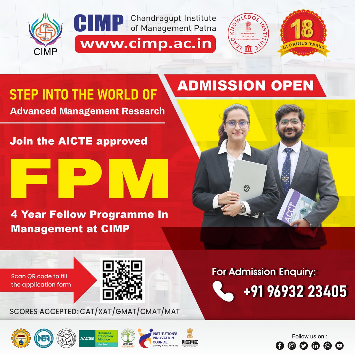 Chandragupt Institute of Management Patna (CIMP) tweet media