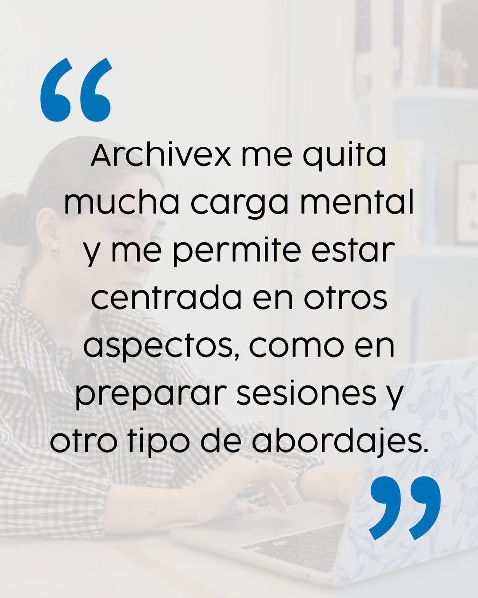 ¡Nuevo caso de éxito! ✌🏼

Conoce cómo Elisa dio el salto al emprendimiento y creó Hablarte Logopedia. 💬 Una historia de superación, conocimiento de uno mismo, empatía y mucha profesionalidad. 

¡Léelo ahora! 👇🏼

archivex.io/casos-de-exito…