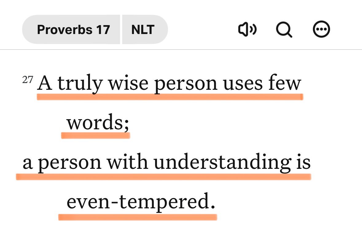 UpliftedInFaith's tweet photo. Daily wisdom ✅
Few words. Steady spirit ✨
#Wisdom #Proverbs17 #Bible #SelfControl #PeacefulMind https://t.co/PruZ9ZSJkr