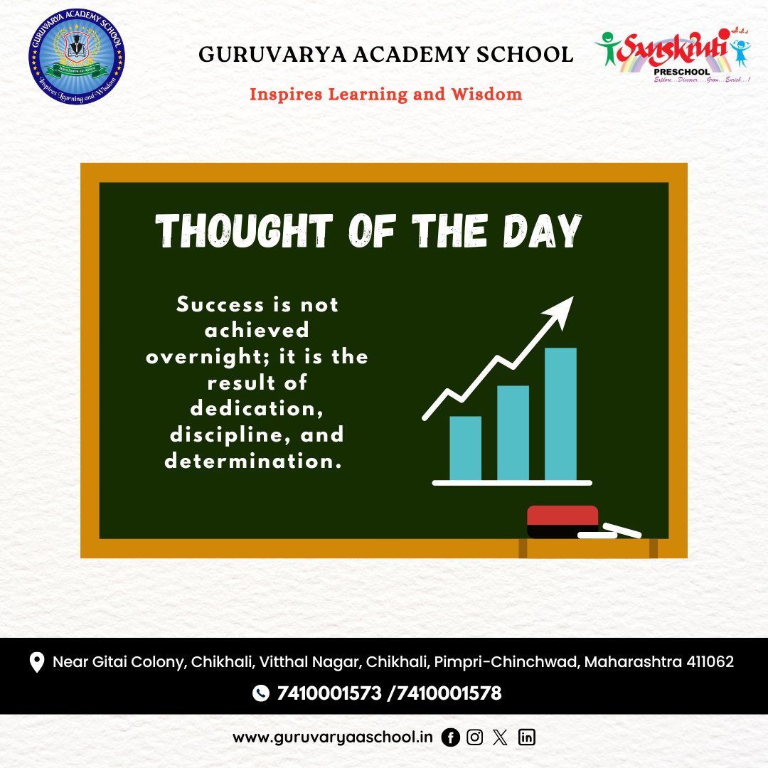 🌟 Thought of the Day 🌟

Success is not achieved overnight; it is the result of dedication, discipline, and determination.

#ThoughtOfTheDay #Motivation #Success #Discipline #Dedication #Determination #StayFocused #KeepGoing #Inspiration #DailyMotivation