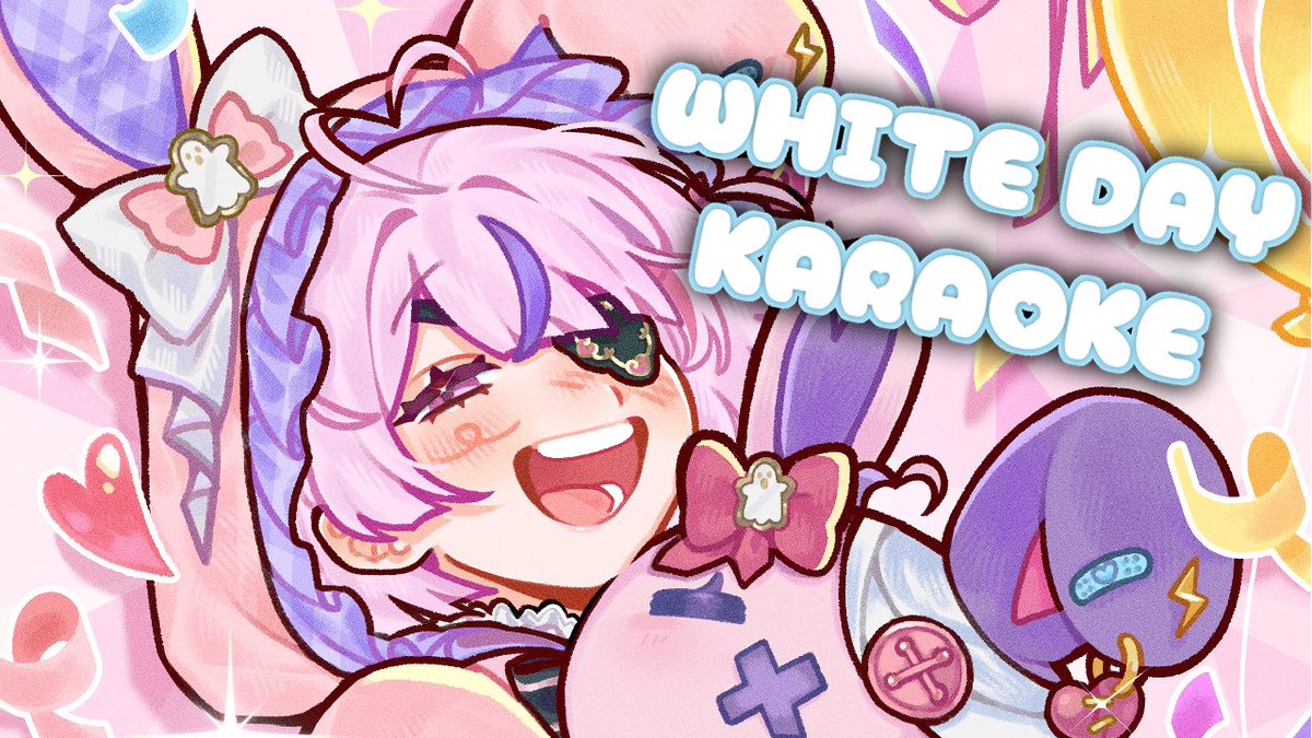 Mariring‼️
I’ll be doing a white day karaoke today ^^ Happening in about an hour~
Please come by to hang out✨
❤️‍🩹🐰 youtube.com/live/f84Az51VY…