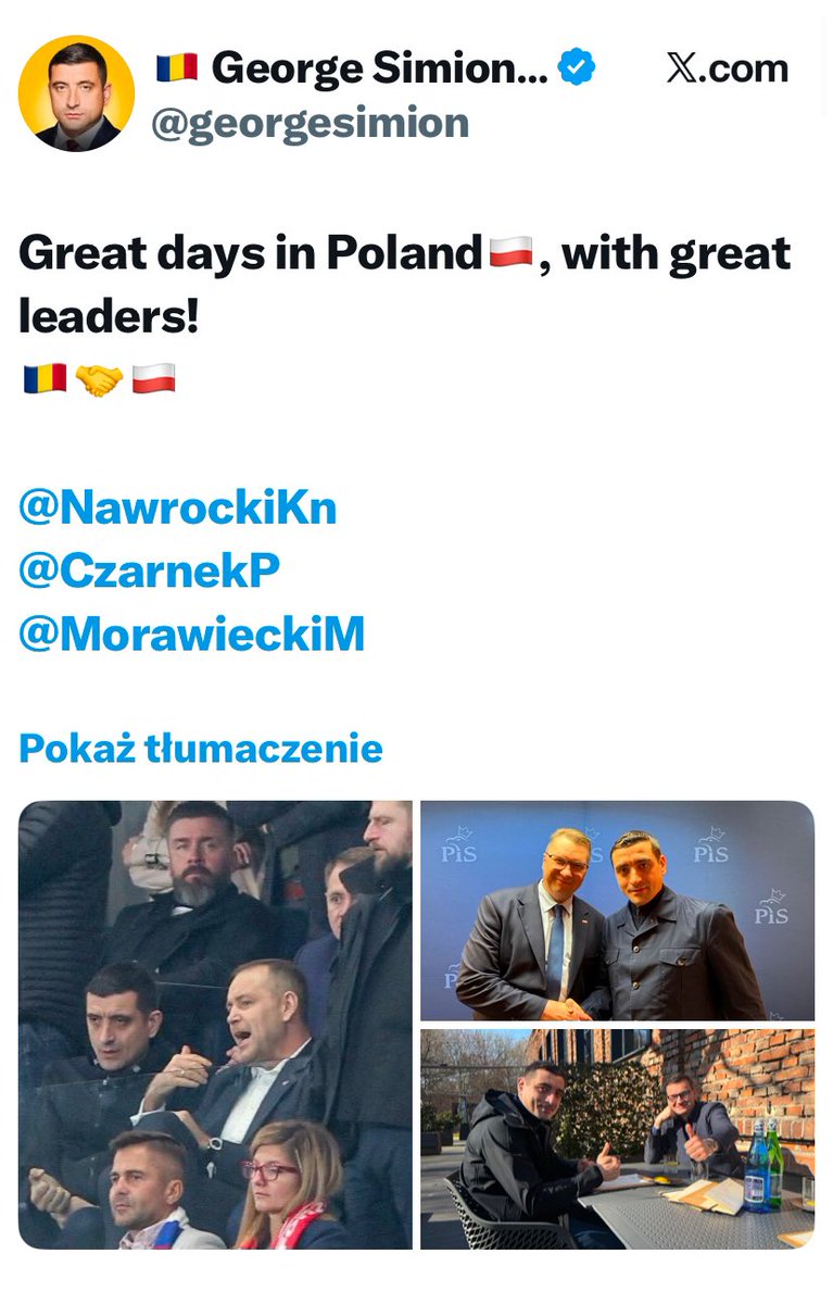 Wszyscy europejscy przywódcy zostali poinformowani o tym, że Simion ma kontakty z rosyjskim GRU. W żadnym europejskim kraju należącym do EU i NATO ten rosyjski szpion nie spotkał się z głową państwa. Ma zakaz wjazdu do Ukrainy i Mołdawii za działania w interesie Putina. Co