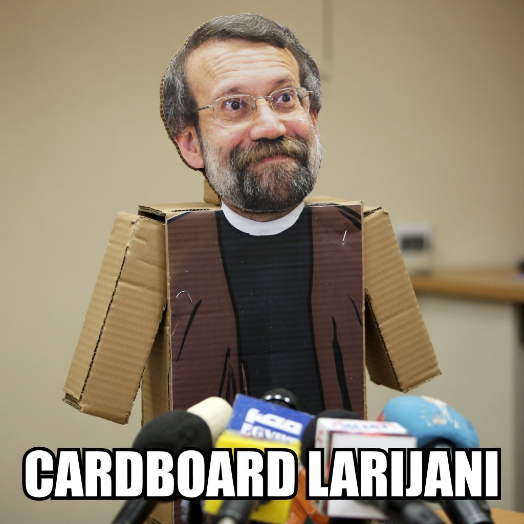 The Islamic Republic might soon run out of cardboard