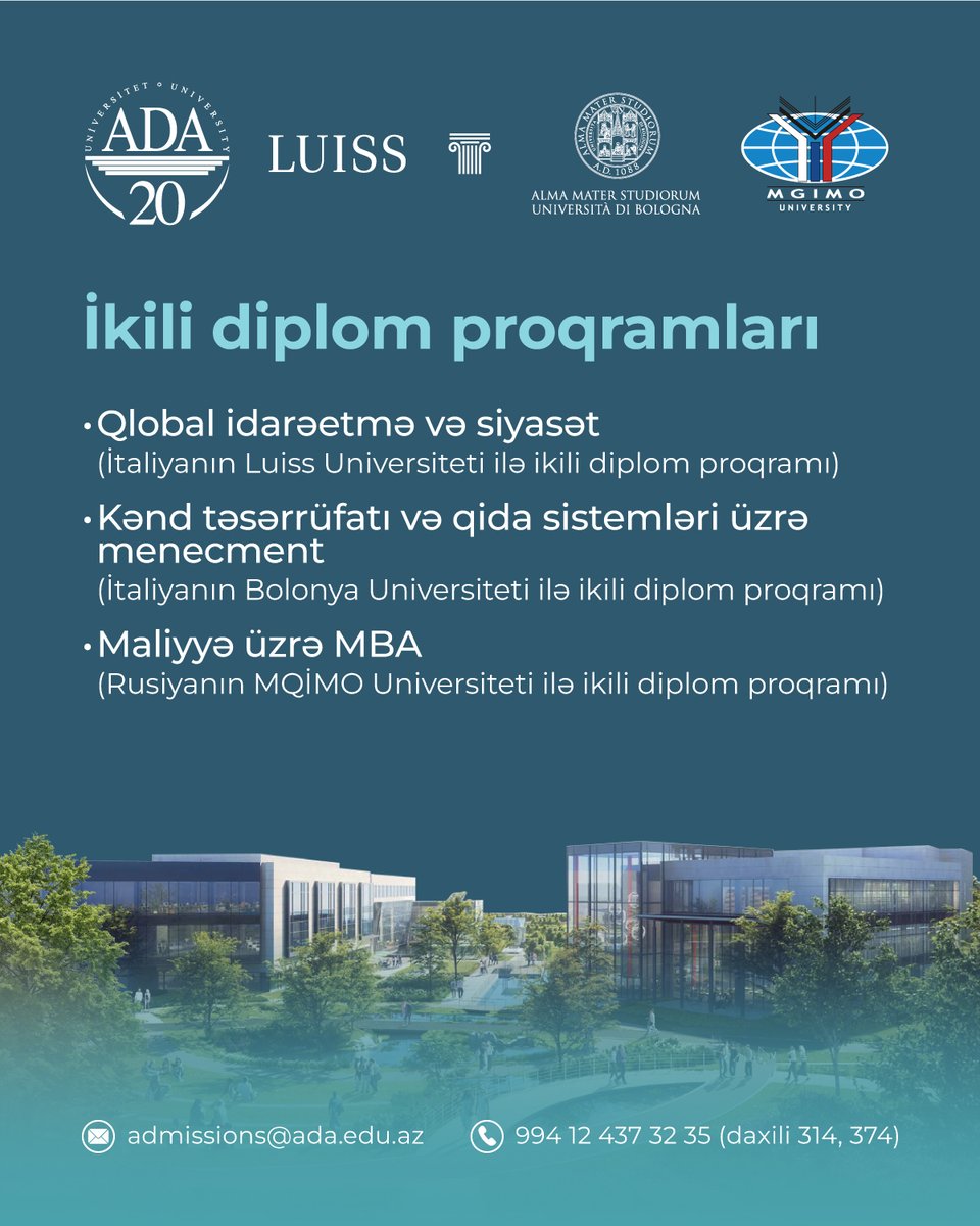 ADA University tweet media