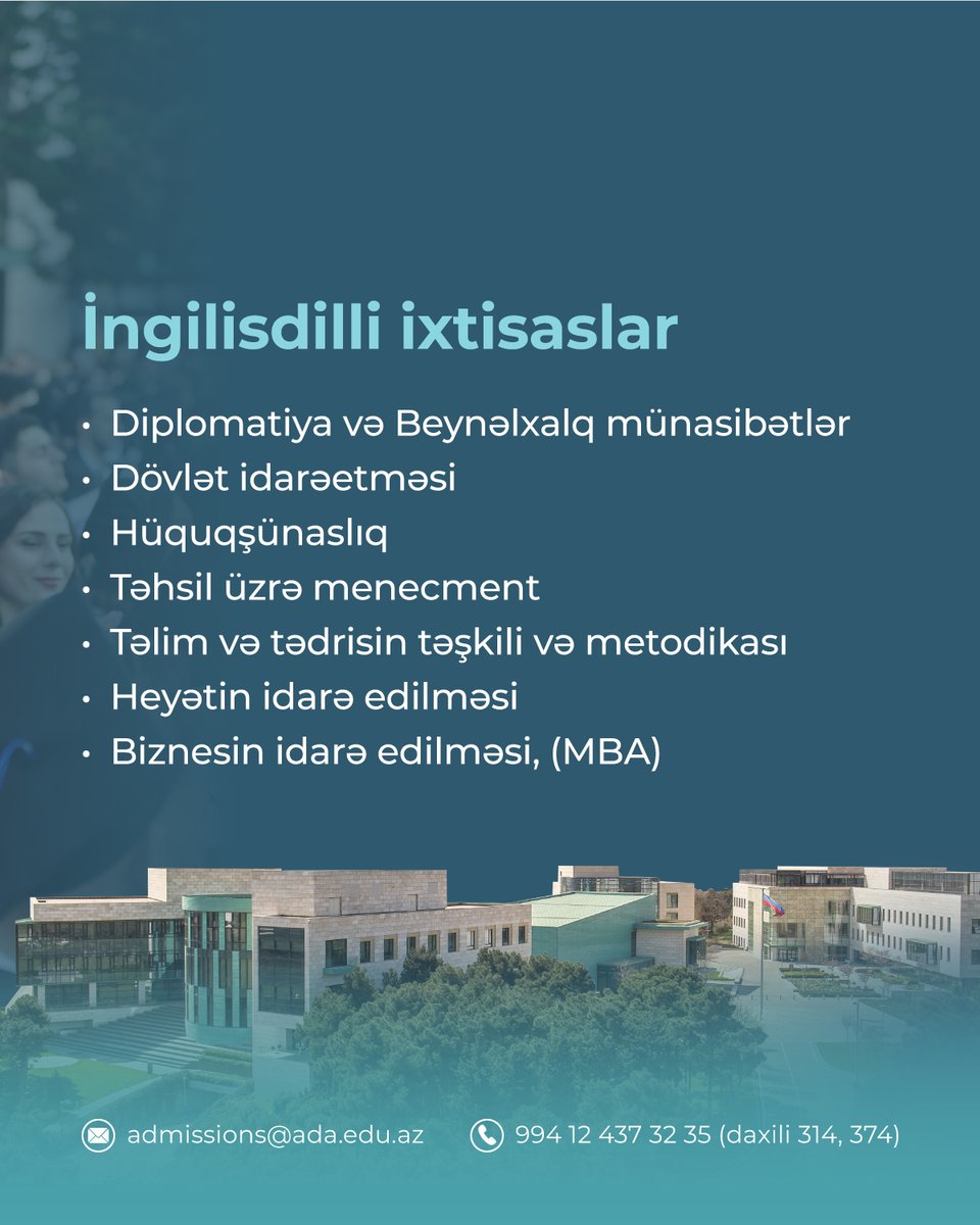 ADA University tweet media