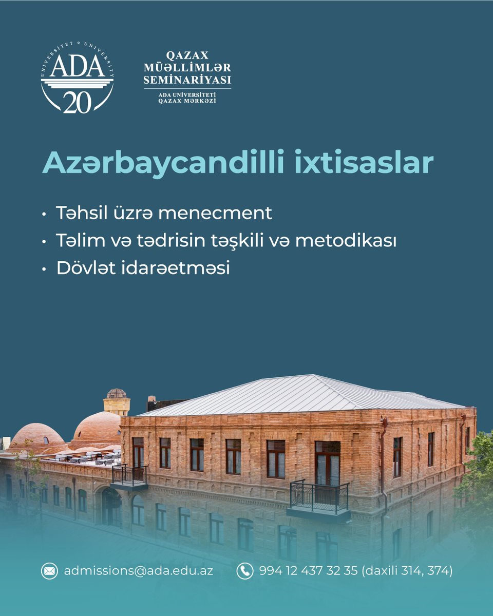 ADA University tweet media