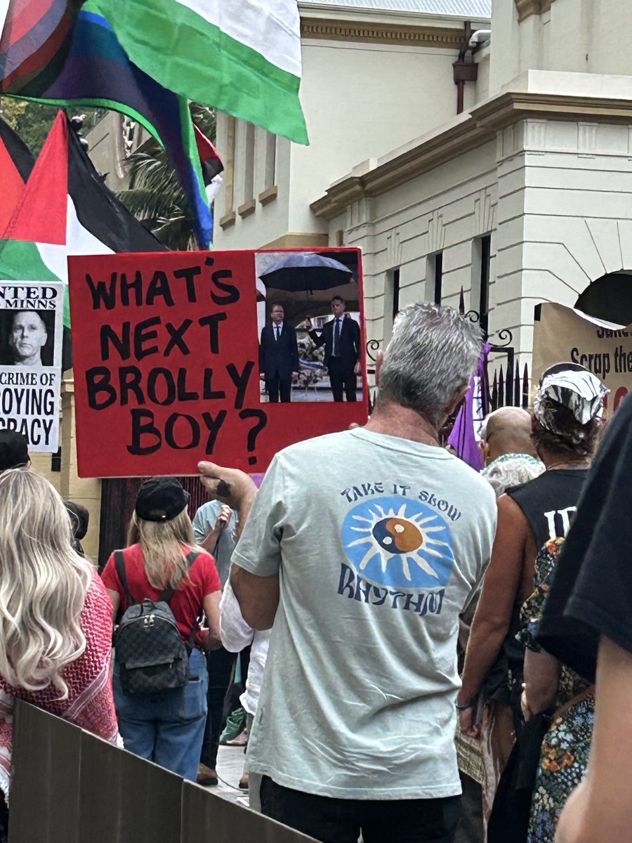 Good people turning out at NSW Parliament House tonight to protest against proposed bans for GLOBALIZE THE INTIFIDA and FROM THE RIVER TO THE SEA.
Good people carrying good signs.