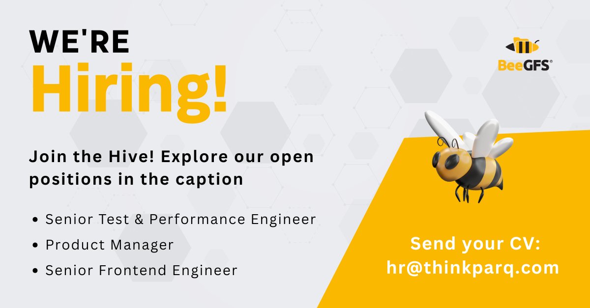 BeeGFS - The leading Parallel File System tweet media