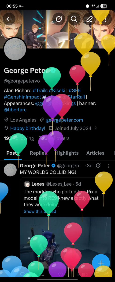 George Peter tweet media