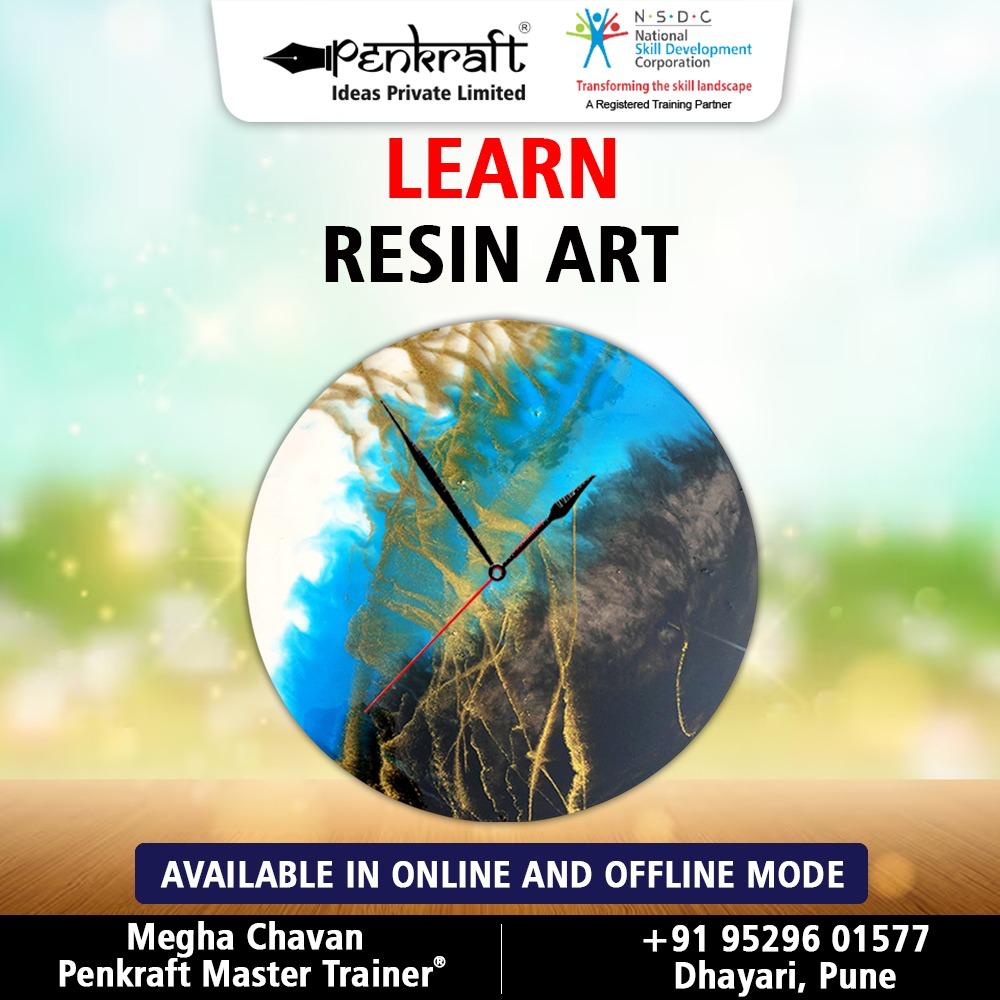 PenkraftTweets's tweet image. ✨ Join #Penkraft and learn #ResinArt with #PenkraftMasterTrainer Megha Chavan in Dhayari, Pune – Online &amp;amp; Offline!

📞 +91 95296 01577 | 🔗 penkraft.in/Pune/Dhayari
#ResinArtWork #CreativeWorkshops #LearnArt #OnlineClasses #PenkraftCourses