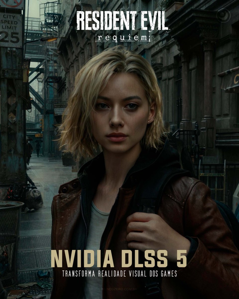 mundozero's tweet photo. NVIDIA revela o #DLSS5, tecnologia que usa IA para criar luz e materiais em tempo real e pode mudar para sempre como os gráficos dos jogos são feitos.

Veja o antes e depois 👇
#NVIDIA #DLSS #RayTracing #MundoZero https://t.co/0yhfRP08BO