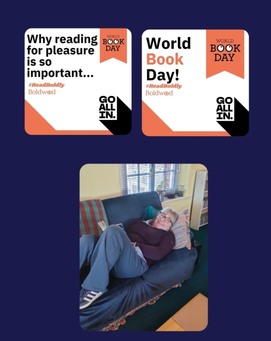Laura_R_Leeson's tweet photo. Where's your favourite reading spot?
@BoldwoodBooks #GoAllIn #WorldBookDay #ReadBoldly https://t.co/T3eomSK0sS