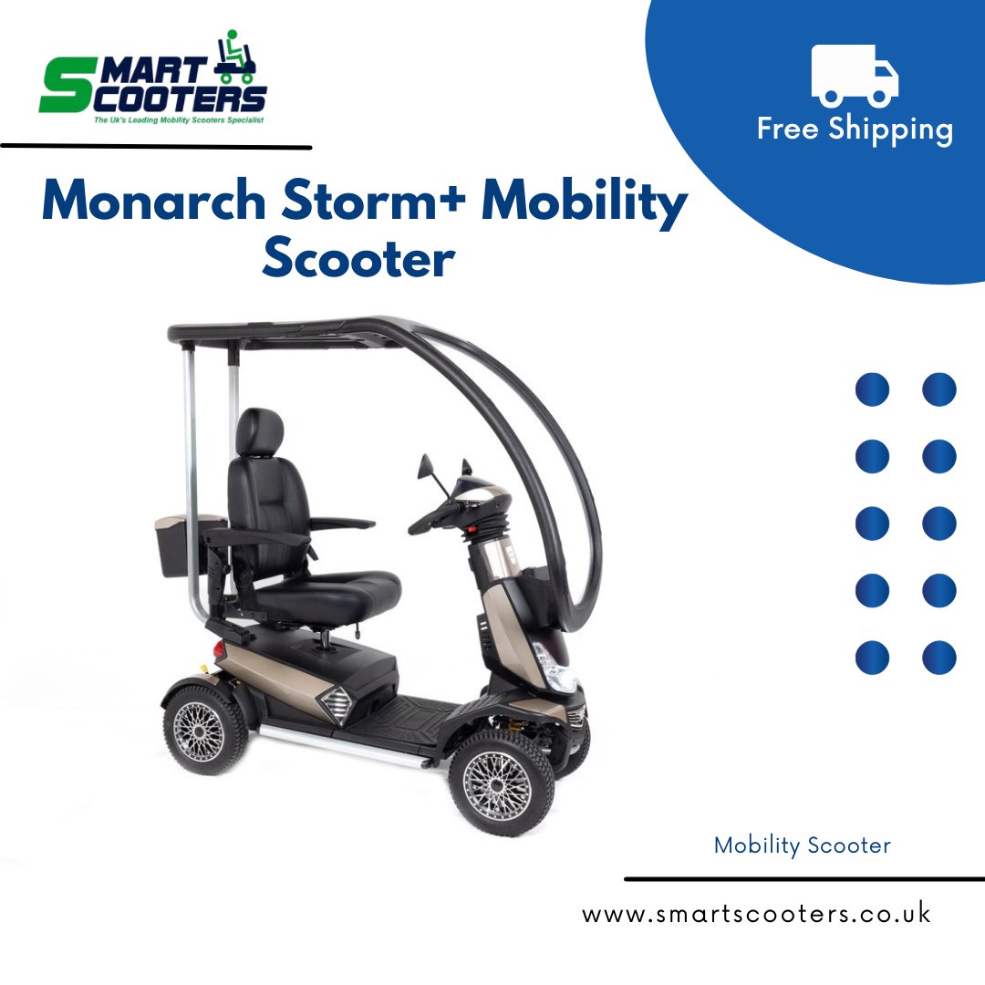 smartscooters1's tweet image. Power. Comfort. Road-ready.

The Monarch Storm Mobility Scooter delivers high performance, long range, and all-day comfort - built for confident road travel.

Shop now → smartscooters.co.uk/monarch-storm-…

#MobilityScooter #RoadReady