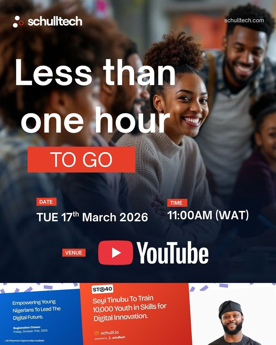 We’re officially less than 60 minutes away from our Virtual Close Out Ceremony. Let’s celebrate everything we’ve achieved together! 🥂

🔗 Join us: youtube.com/live/cZjHUJBOv…