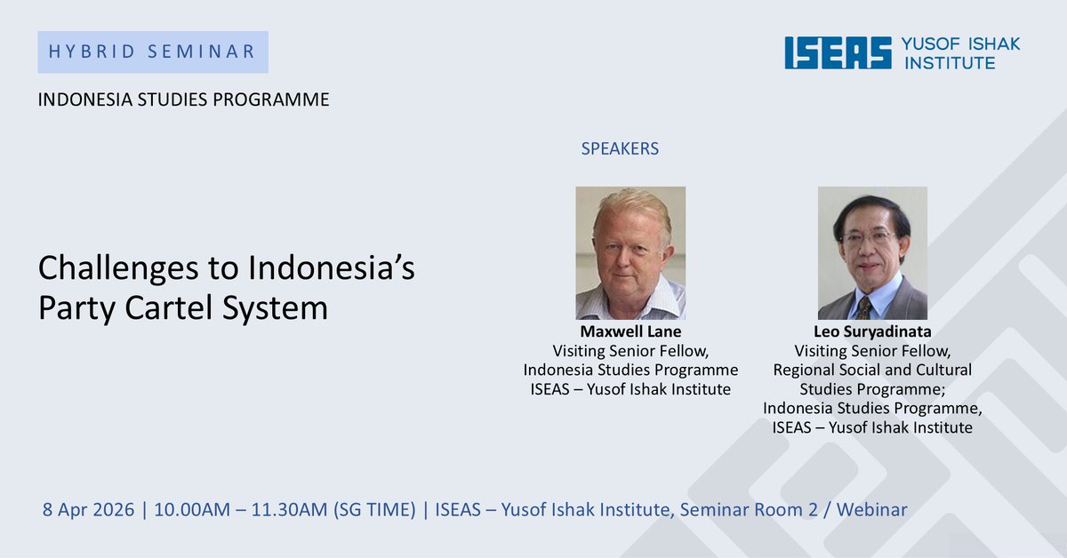 ISEAS - Yusof Ishak Institute tweet media