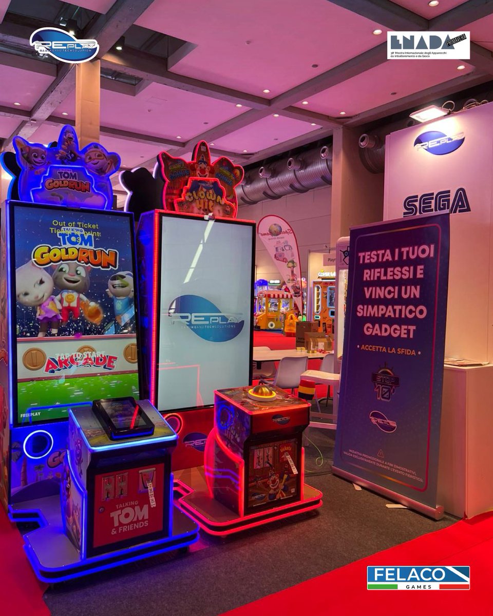 replaysrl's tweet photo. Oggi si apre #ENADAPrimavera 2026 🎉

Siamo pronti a incontrarvi e farvi scoprire i nostri prodotti!
Passate a trovarci, giocate con noi e provate a vincere un gadget 😉

📍 Padiglione C2 – Stand 028
Vi aspettiamo!

#RePlay #Felaco #Videogames #Amusements https://t.co/u1EegCKazz