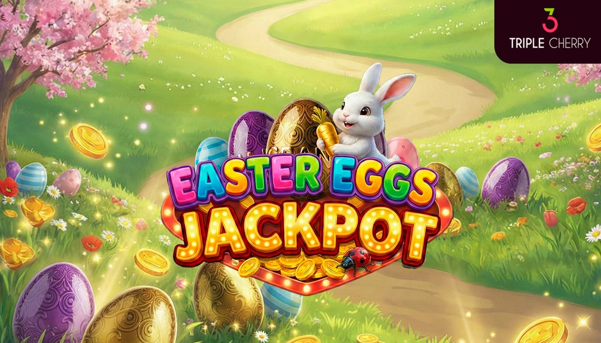 3TripleCherry's tweet photo. 🚀 We’re excited to announce the launch of Easter Eggs Jackpot! 🐰🥚 A vibrant, spring-themed slot packed with surprises, colorful visuals and rewarding moments 🎰✨ Featuring a thrilling jackpot mini-game and dynamic gameplay for nonstop fun 💥https://t.co/WCQR4mFDNZ https://t.co/M7SEnExyKd