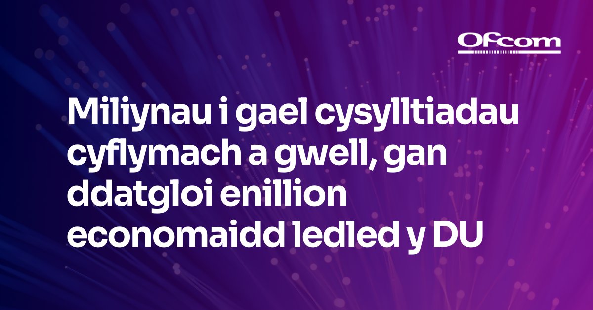 Ofcom Cymraeg tweet media