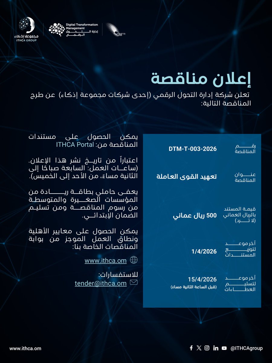 ITHCA GROUP | مجموعة إذكاء tweet media