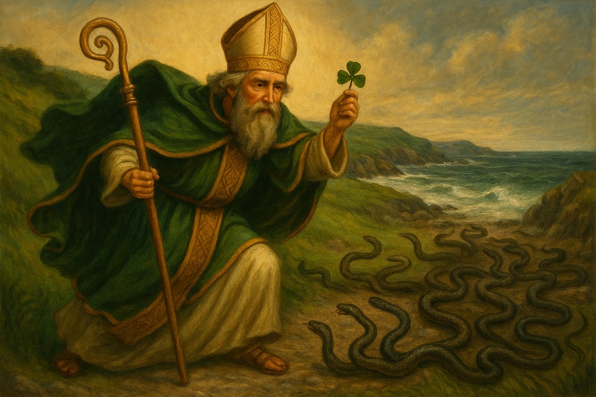 isleofweired's tweet photo. Happy St Patrick's Day! To celebrate the man who - according to legend - banished the serpents from Ireland, isle of wéired brings you tales of serpents who mesmerized their human "victims."
https://t.co/m9S0IhCxq4 https://t.co/YgkwWaEgDl