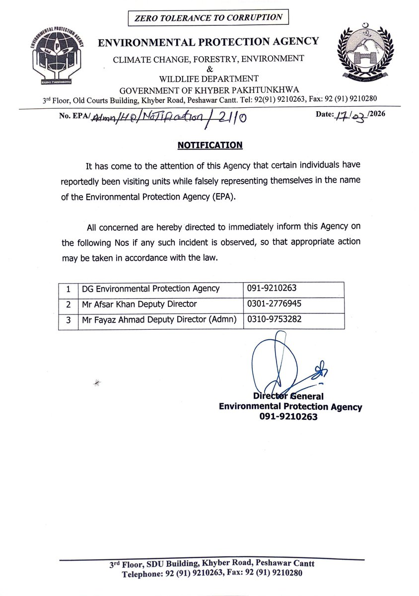Public Notice

#Environment
#EPA
#CMKP
#PublicNotice