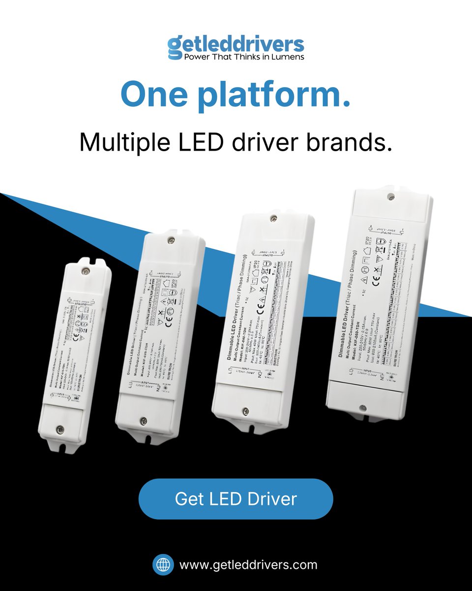 getleddriv12923's tweet photo. GET LED Drivers brings multiple LED driver brands together in one place. Give your products a spot where serious buyers research and compare before making a decision.
#LEDDrivers #GETLEDDrivers #Distributors #ElectronicsBusiness https://t.co/ghI8VH6lDG