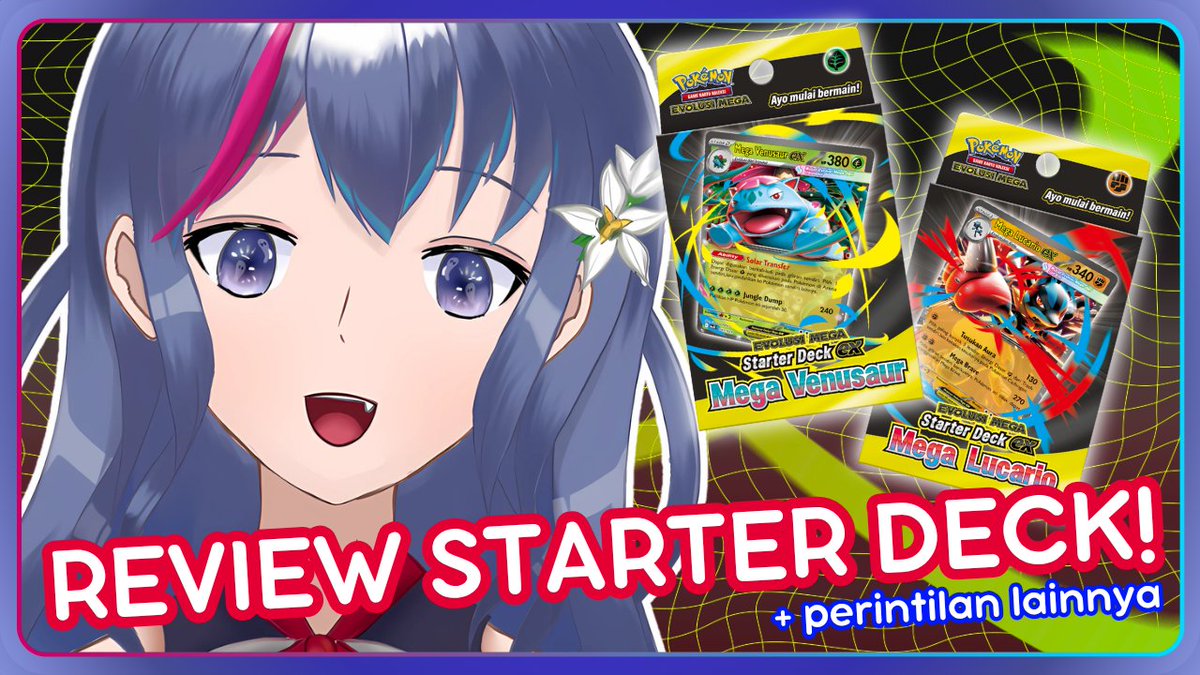 【POKEMON TCG】 ISI GOODIE BAG DARI POKEMON? YOK KITA REVIEW BARENG! 【Shia Naenia / ENIGMYST Project】

🕐 : 20.00 WIB (GMT+7) 
🔗 : youtube.com/live/FP2ubsXCg…

#PokemonTCG #StarterDeckEX #Shia_Naenia