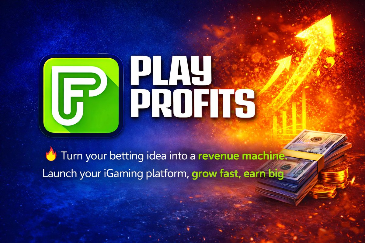 PlayProfitsin's tweet photo. 🔥 Start today. Earn tomorrow.
Build your betting platform with PlayProfits.
for more info visit https://t.co/hFrUzbxAjx
#PlayProfits #iGamingSolutions #StartYourCasino #SportsbookBusiness #EarnBig #WhiteLabelCasino https://t.co/QfYsjcPFH3