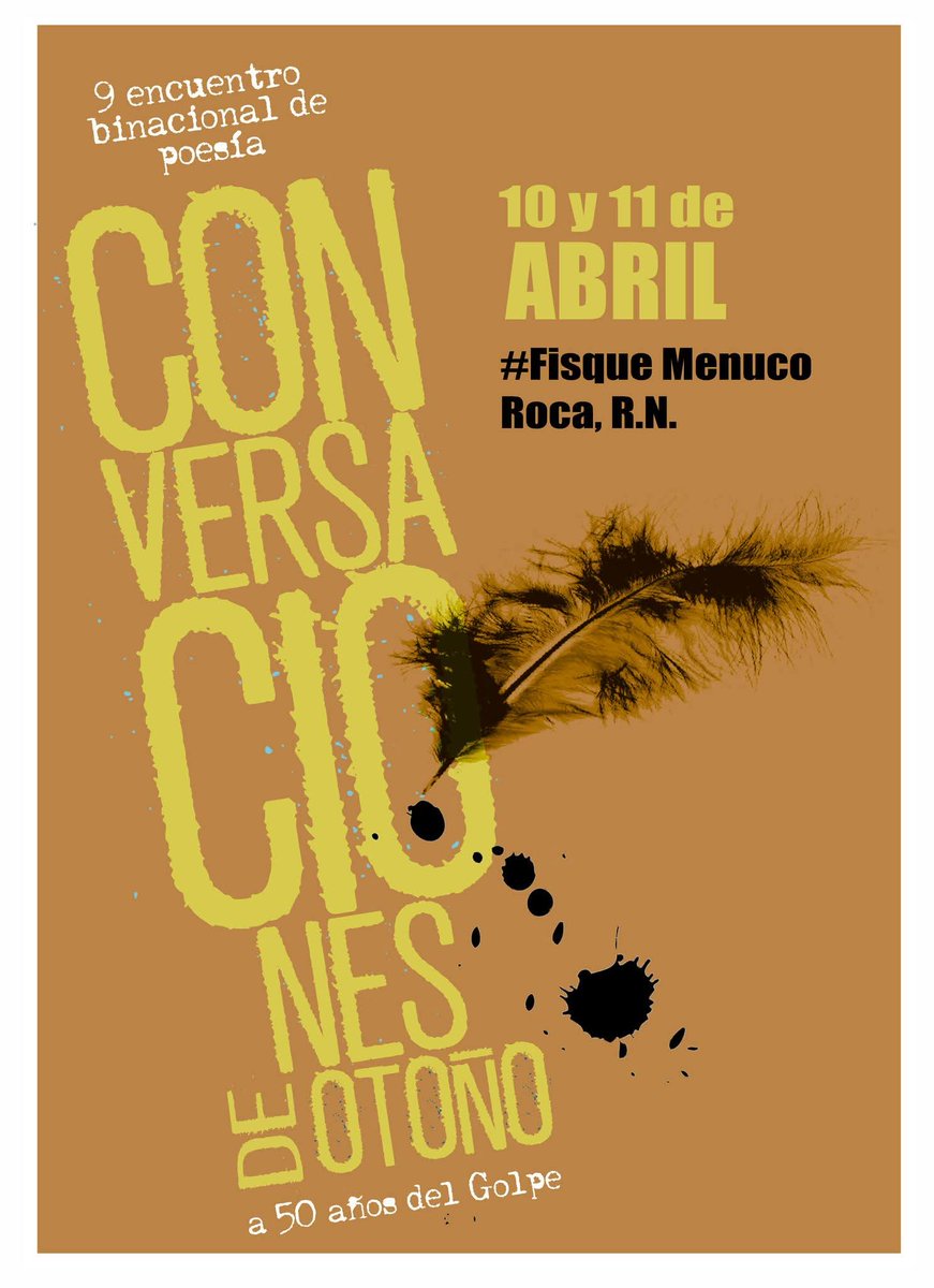 Vuelven las Conversaciones de otoño a Fisque Menuco. #Poesía