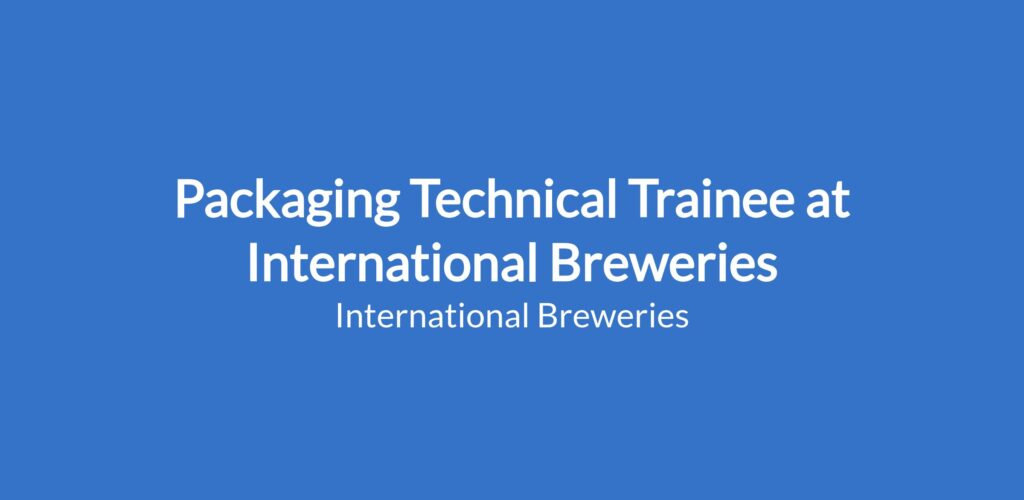 GABATA_NG's tweet photo. International Breweries Packaging Technical Trainee Program 2026

#opportunity #GraduateTrainee

https://t.co/Mc5Olh8ir8

https://t.co/NlrbnigZWw https://t.co/crtWaiACnK