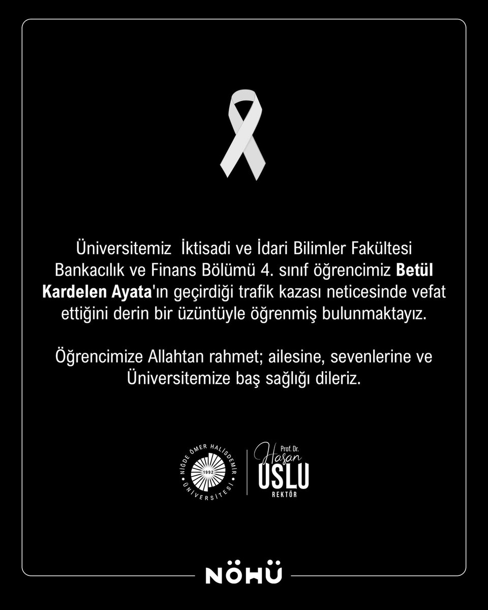 Niğde Ömer Halisdemir Üniversitesi İİBF tweet media