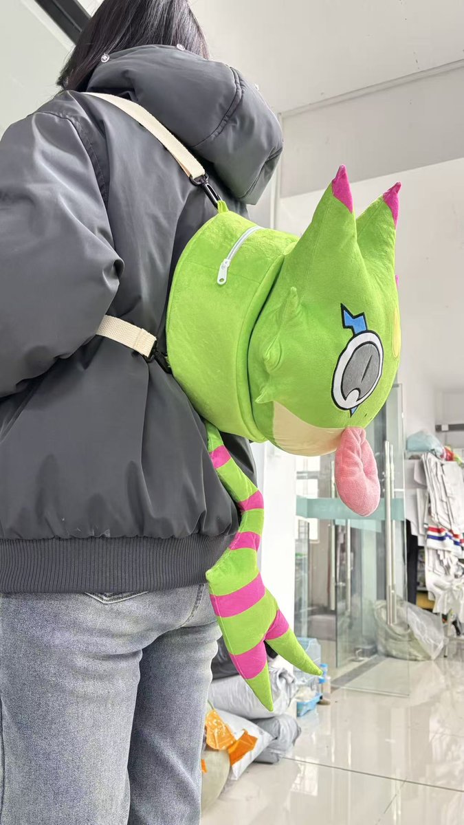 Starrtoytani's tweet photo. 🎒 35cm Geckomon Backpack 🦎
Hop into the digital adventure with the super cute 35cm Geckomon Backpack! 🐾 Perfect for all Digimon fans, this little buddy is not only adorable but also super handy to carry your essentials! 🧸✨
Carry a piece of the Digital World wherever you go! 💖💼
Design by: @Mar22826683 
link to buy
https://t.co/GtPKzgJiDA
#digimon