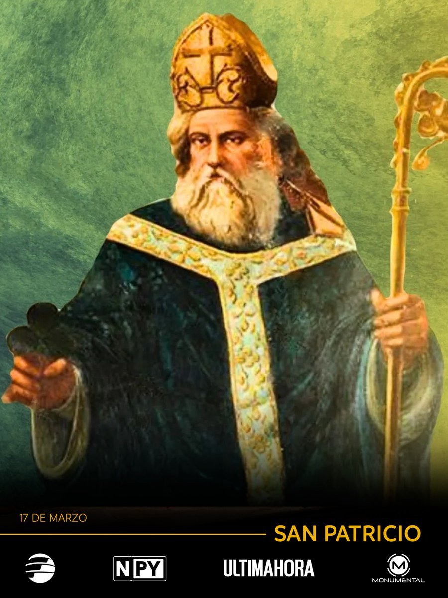🙏 Cada 17 de marzo, la Iglesia celebra la fiesta de San Patricio (ca. 386 - 461), obispo y misionero. Él, junto a Santa Brígida y San Columba, ostenta el patronazgo de Irlanda, nación cuya identidad e historia fueron forjadas al calor del catolicismo.

♦️ San Patricio, arzobispo