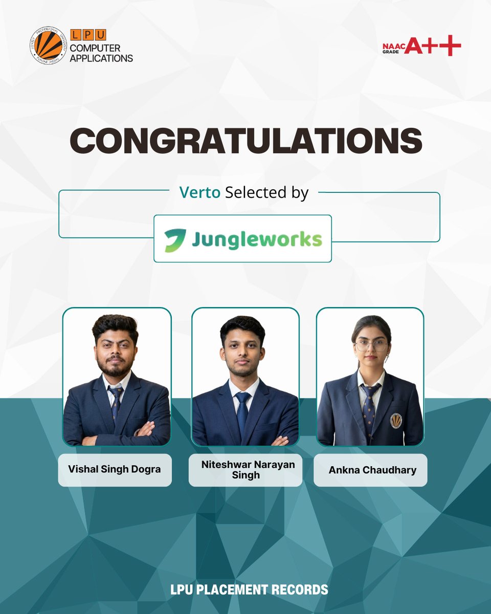 LPU School of Computer Applications tweet media