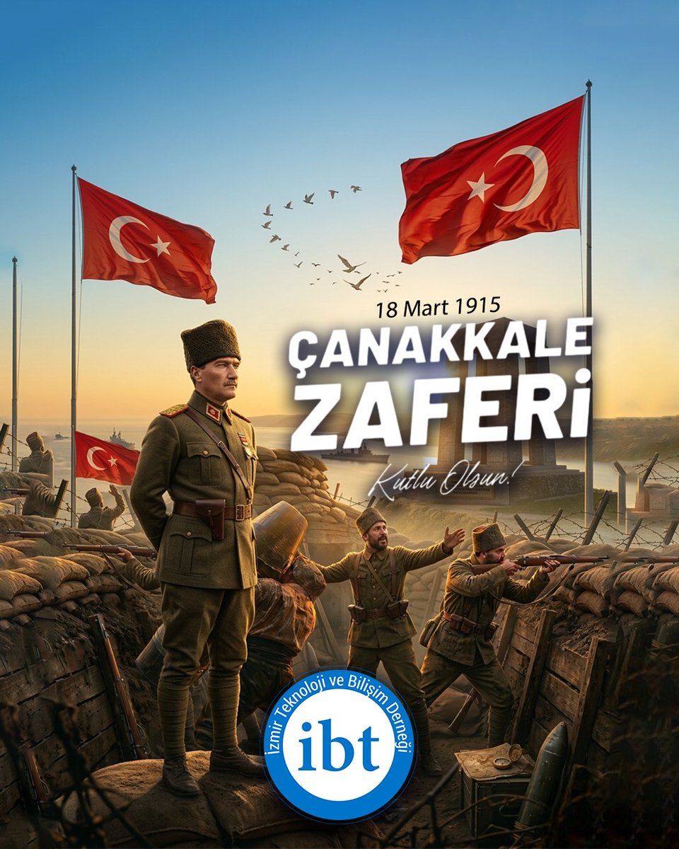 ibtorgtr's tweet photo. Çanakkale, bir milletin kaderini yeniden yazdığı yerdir.
Başkomutanımız Mustafa Kemal Atatürk’ü ve vatan uğruna can veren tüm kahramanlarımızı saygı, rahmet ve minnetle anıyoruz.

#ÇanakkaleGeçilmez #ÇanakkaleZaferi #18Mart #18MartÇanakkaleZaferi https://t.co/ombybaUZDO