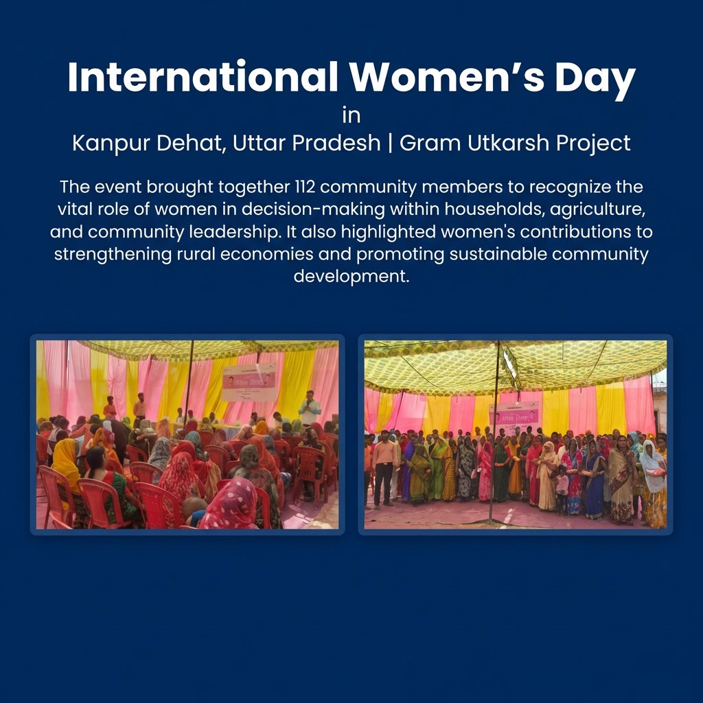 smsehgalfdn's tweet photo. S M Sehgal Foundation &amp; Pernad Ricard India Foundation (PRIF) marked #InternationalWomensDay in UP &amp; Rajasthan. Under projects Gram Utkarsh &amp; Abhivriddhi, 2,800+ farmers are driving community growth &amp; women-led change.

#PRavahforChange #Givetogain #PRIF #SMSehgalFoundation https://t.co/awXW06qyyu