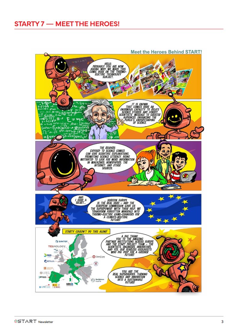 START - HE project tweet media