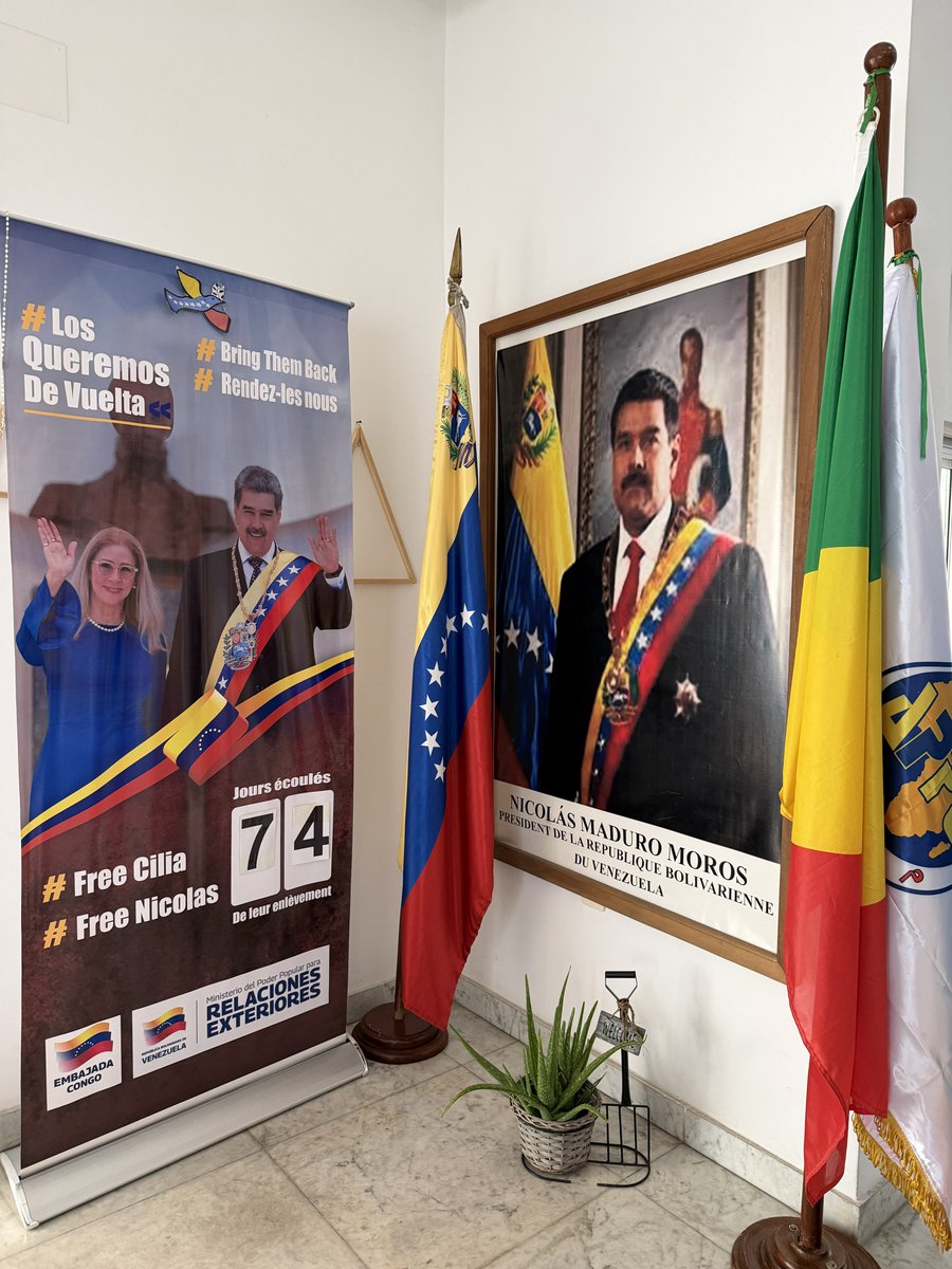 Embajada de Venezuela en Congo tweet media